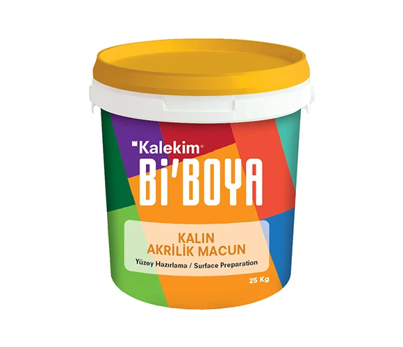 Bİ'BOYA KALIN AKRİLİK MACUN